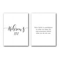 thumbnail image 1 of Hebrews 11:1, Bible Verse, Set of 2 Prints, Wall Art Décor, 1 of 1