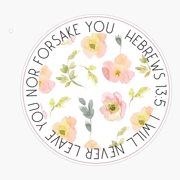 Hebrews 135 Sticker