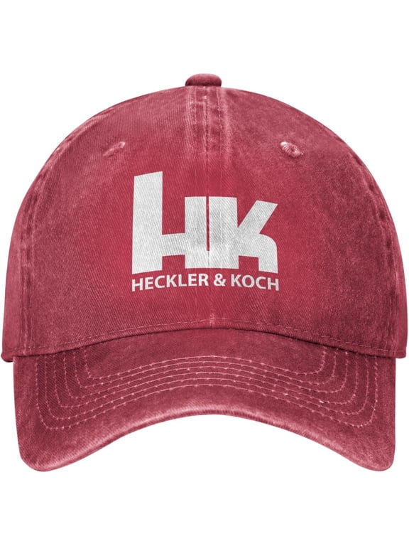 Hec-kler and K-o-c-h Baseball Cap for Men Women Adjustable Dad Hat Trucker Cap Sun Hats
