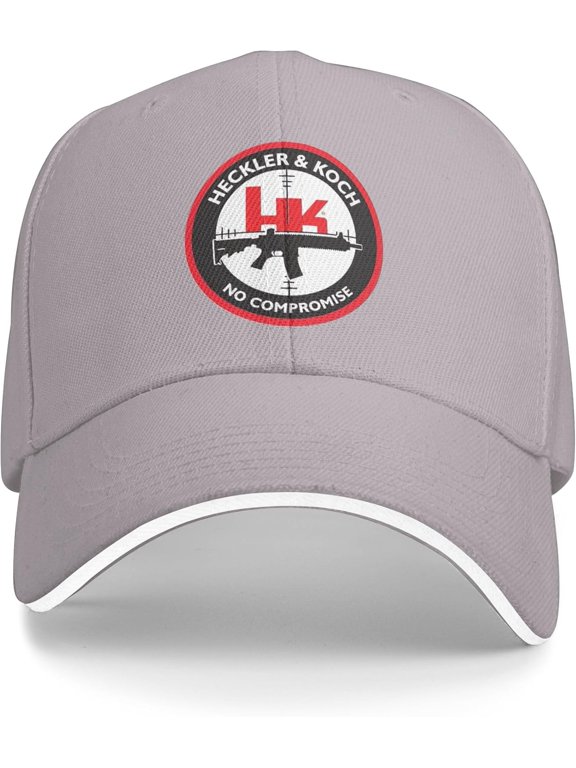 Hec-kler and K-o-c-h Baseball Cap for Men Women Adjustable Dad Hat Trucker Cap Sun Hats