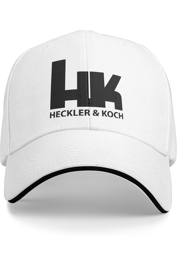 Hec-kler and K-o-c-h Baseball Cap for Men Women Adjustable Dad Hat Trucker Cap Sun Hats