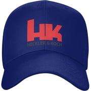 Hec-kler and K-o-c-h Baseball Cap for Men Women Adjustable Dad Hat Trucker Cap Sun Hats