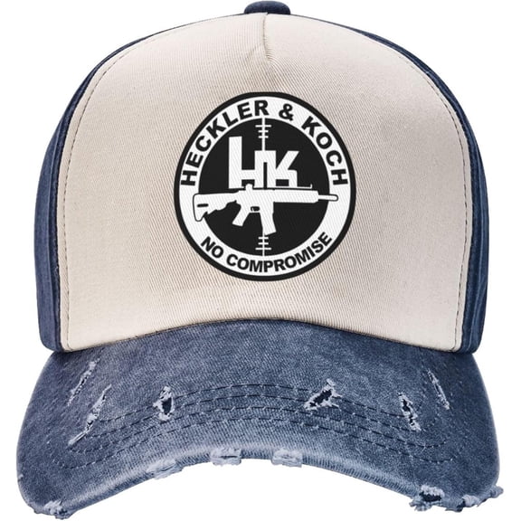 Hec-kler and K-o-c-h Baseball Cap for Men Women Adjustable Dad Hat Trucker Cap Sun Hats