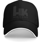 Hec-kler and K-o-c-h Baseball Cap for Men Women Adjustable Dad Hat Trucker Cap Sun Hats