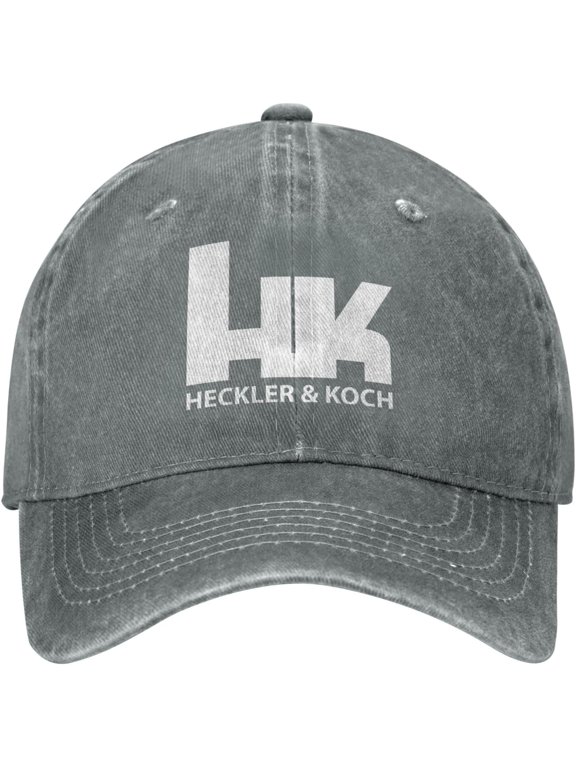 Hec-kler and K-o-c-h Baseball Cap for Men Women Adjustable Dad Hat Trucker Cap Sun Hats