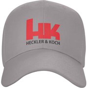 Hec-kler and K-o-c-h Baseball Cap for Men Women Adjustable Dad Hat Trucker Cap Sun Hats