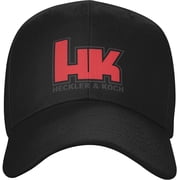 Hec-kler and K-o-c-h Baseball Cap for Men Women Adjustable Dad Hat Trucker Cap Sun Hats