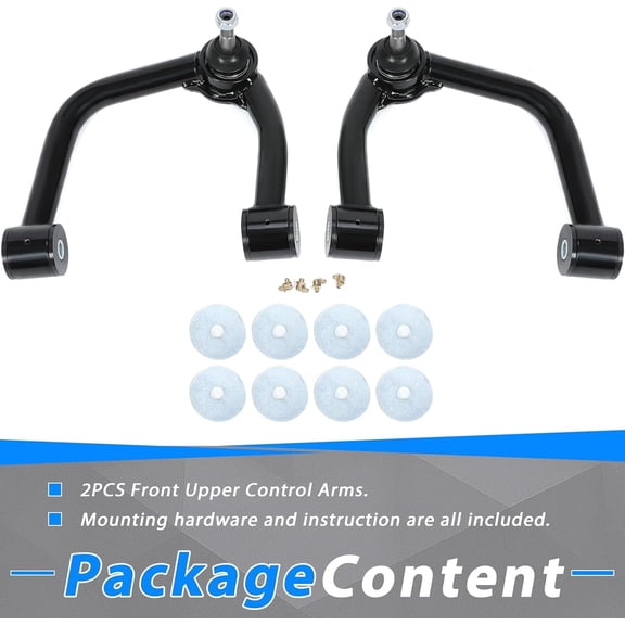 Hecasa Alloy Steel Control Arm Compatible with 2004-2023 Toyota Tacoma Prerunner Hilux Fortuner Upper Suspension Kit Adjustable Control Arm 2004-2023