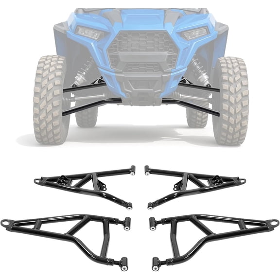 Hecasa Black Alloy Steel A-arm Compatible with Polaris Rzr Xp 2014-2023
