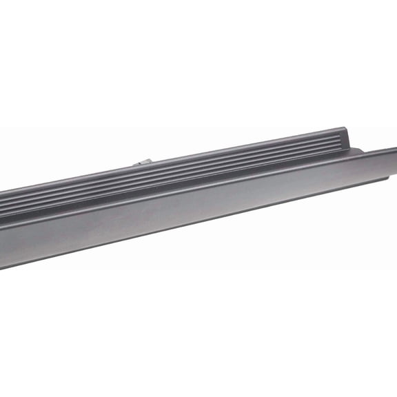 Hecasa Black Chrome Rocker Panel Compatible with 2008-2014 Dodge Challenger Driver Side Skirt Extension Rail Molding Trim Body Kit Replacement 2008-2014