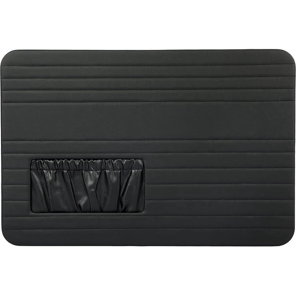 Hecasa Black Door Panel Compatible with 1965-1977 Volkswagen Beetle Vw Street Baja Bug Wpockets Leather Black 4 Pcs 1965-1977