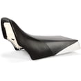 thumbnail image 1 of Hecasa Black Faux Leather Plastic Seat Compatible with 1987-2006 Yamaha Banshee 350 Yzf350 Replacement For 5fk-24710-e0-00 blacksilvery 1987-2006 Replacement For 5fk-24710-e0-00, 1 of 3