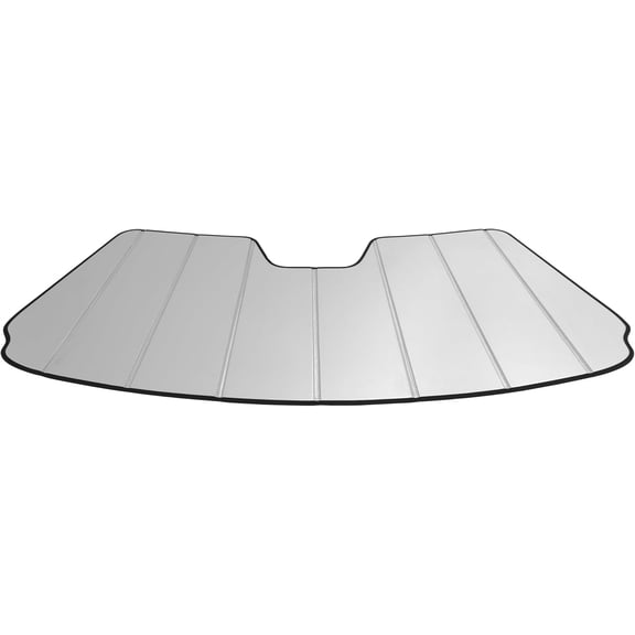 Hecasa Front Windshield Sunshade Compatible with 2013-2022 Land Rover Range Rover Plastic(PVC) Silvery