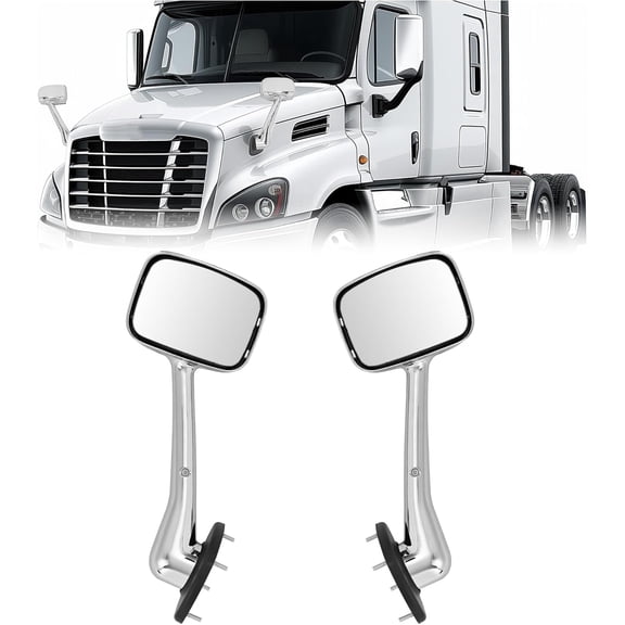 Hecasa Hood Mirror Compatible with 2008-2017 Freightliner Cascadia