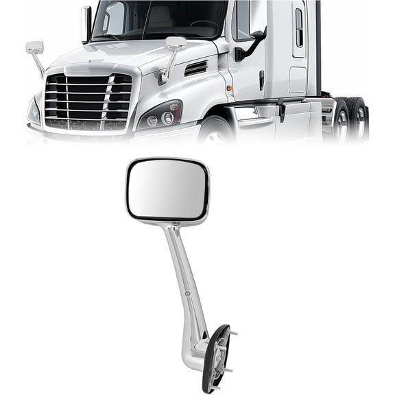 Hecasa Hood Mirror Compatible with 2008-2017 Freightliner Cascadia