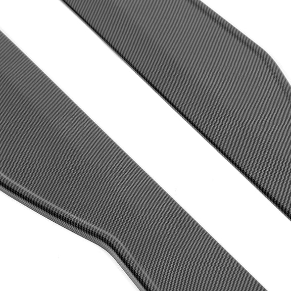 Hecasa Plastic Rocker Panel Compatible with 2015-2023 Dodge Charger Srt Daytona Scat Pack Rt 392 Gt Rocker Panels Guard Extension Body Kit Replacement Abs Carbon Fiber Style Pair 2015-2023