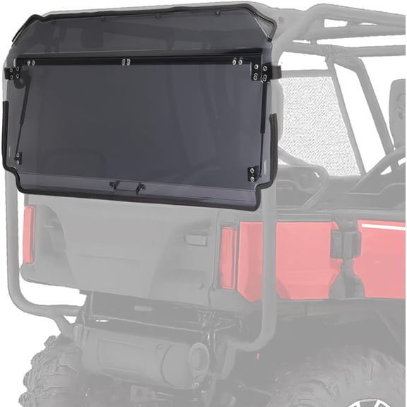 Hecasa Rear Windshield Compatible with 2016+ Honda Pioneer 1000-5