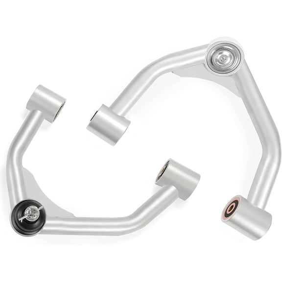 Hecasa Silver Alloy Steel Control Arm Compatible with 2015-2022 Chevy Colorado Gmc Canyon Front Upper Leveling Kit Powder Coated Silvery Steel Lhrh 2015-2022