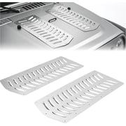 Hecasa Silvery Aluminum Hood Compatible with Vehicle