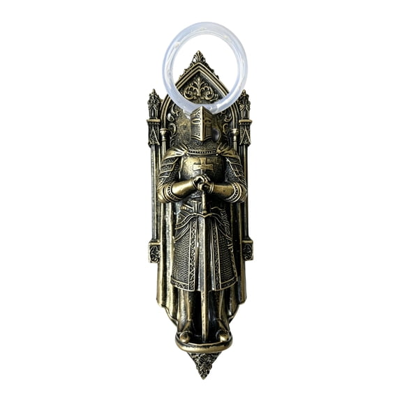 Hecate Odin Knight Wall Sconce,3 Greek Norse Gothic Designs with Warm Light,Medieval Decor for Hallway(C:Knight)