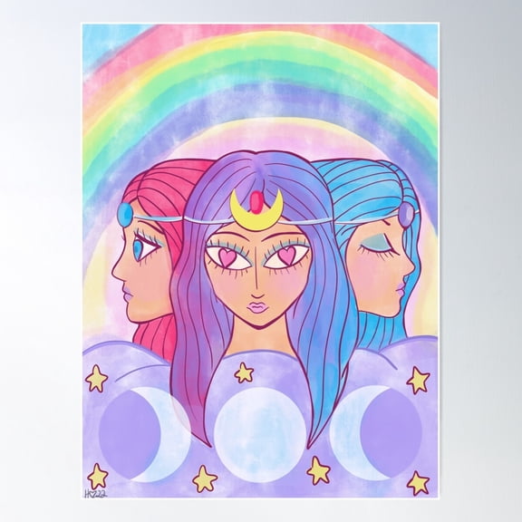 Hecate Poster Wall Art, Modern Wall Decor For Living Room Bedroom, 8x12 UNFRAMED