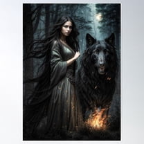 Hecate Poster Wall Art, Modern Wall Decor For Living Room Bedroom, 8x12 UNFRAMED