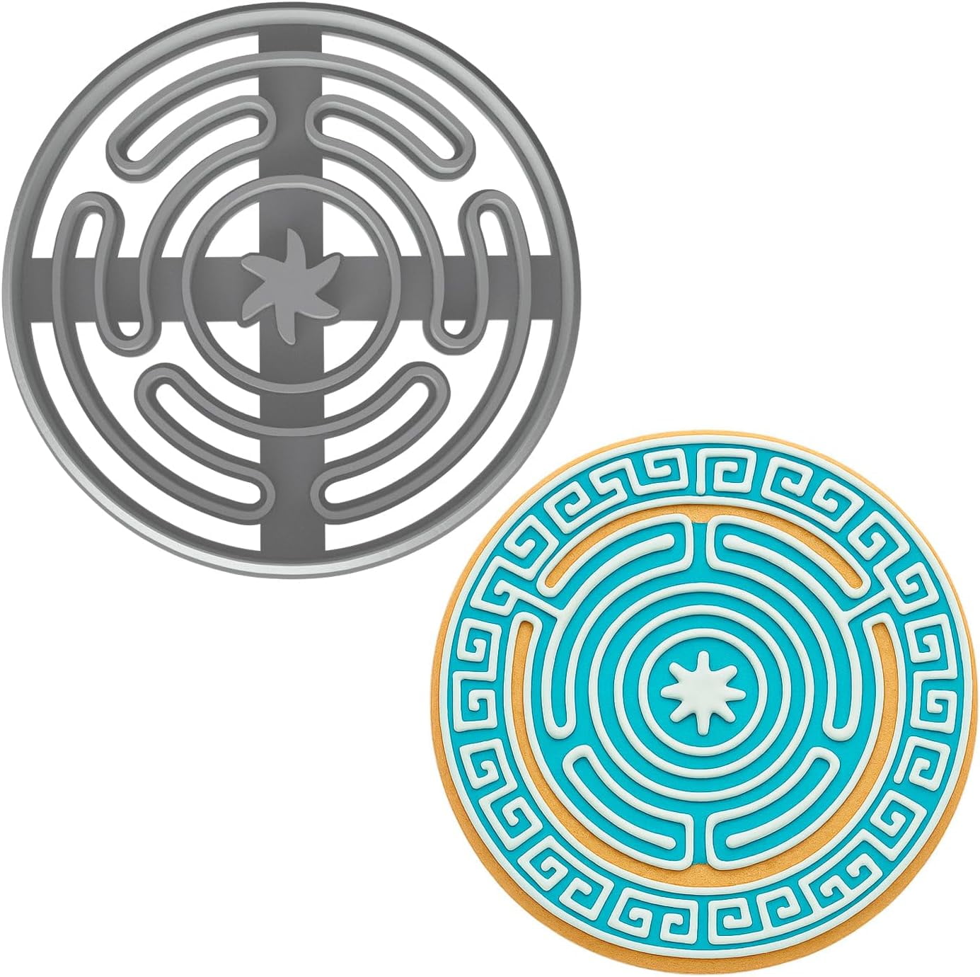 Hecate Wheel Cookie Cutter & Stamp - 4x4