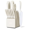 thumbnail image 1 of Hecef 15-Piece Knife Set with Premium Carbon Stainless Steel Dishwasher Safe Rustproof Sharp Blades, 1 of 12