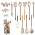thumbnail image 1 of Hecef 32 Piece Kitchen Utensils Set, Food Grade Silicone Cooking Gadgets Tools with Holder, 1 of 12