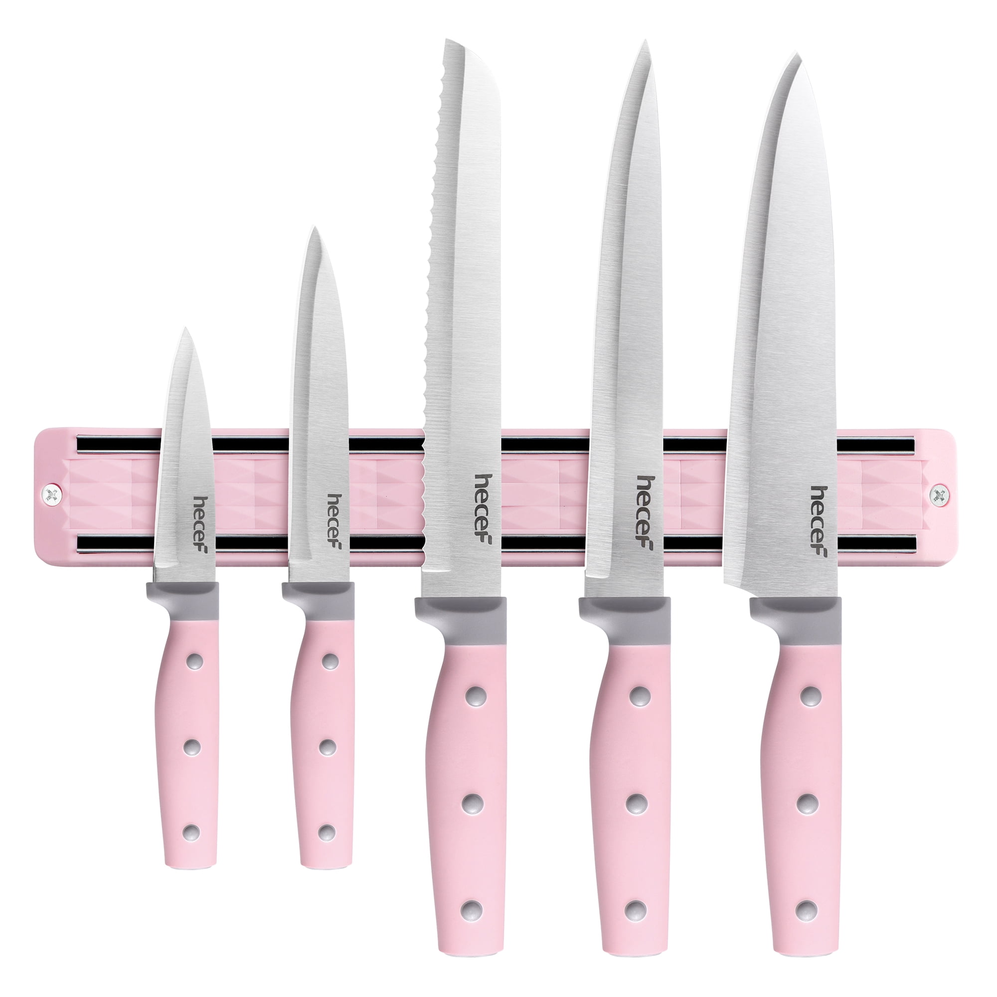 Hecef 3PCS Ceramic Paring Knife Set, Extra Sharp Chef Utility Knives for  Meat Fruits Vegetables 