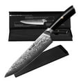 thumbnail image 1 of Hecef 8-Inch Damascus Steel Chef Knife, VG10 Professional Kitchen Knife, 1 of 11
