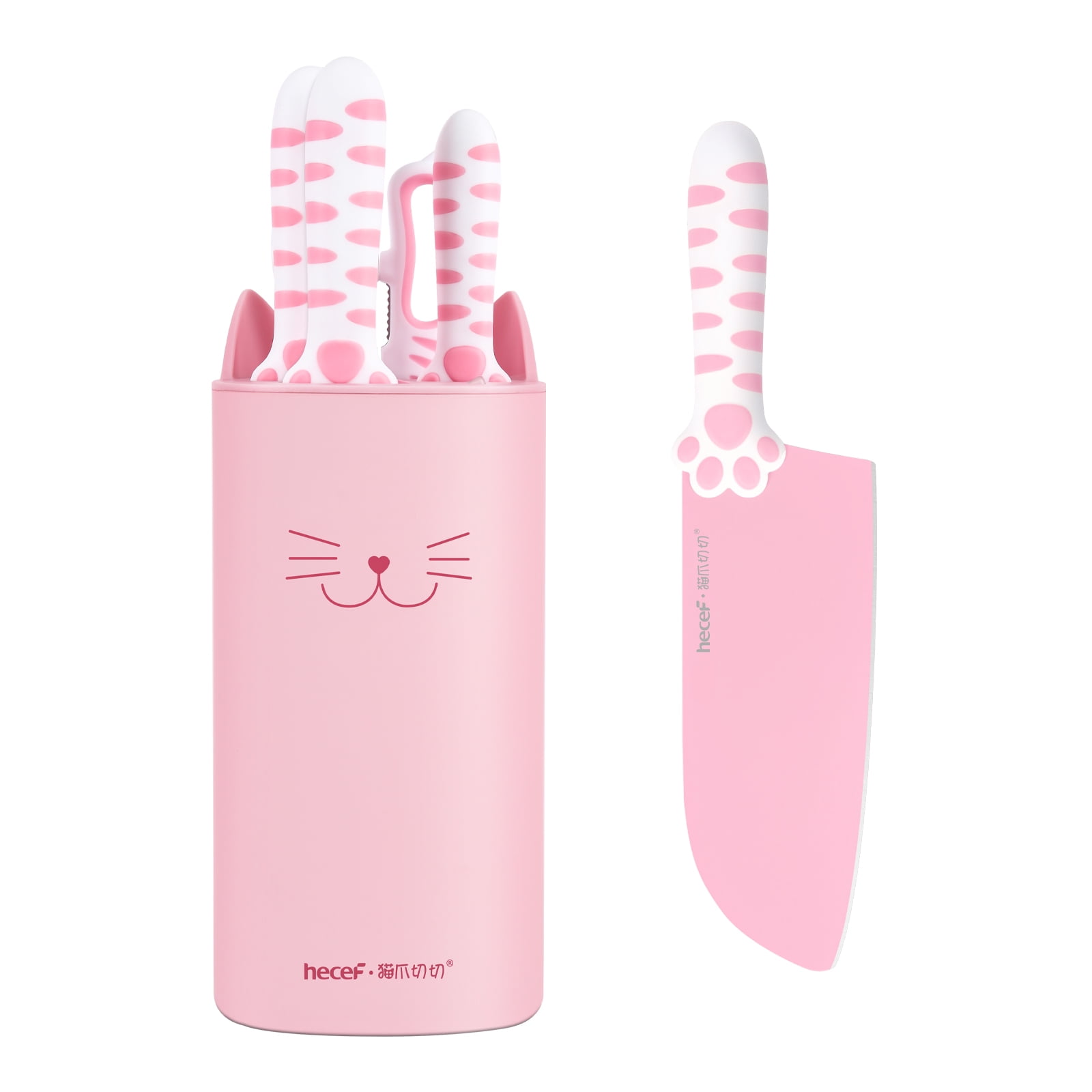 Needed this pink knife block set from  for my kitchen! It matche