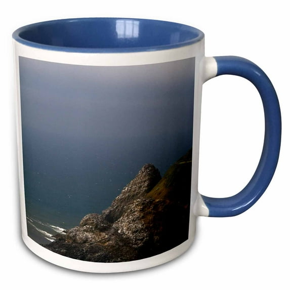 3drose, Heceta Head Light on the Oregon Coast, Oregon, Usa., 11oz Two-tone Blue Mug