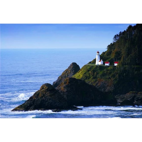Heceta Head Lighthouse  Oregon  Usa Poster Print