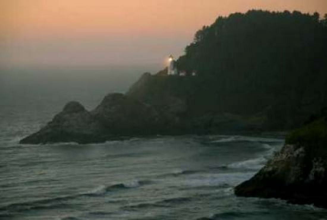 Heceta Sunset Canvas Art - Brian Kidd (20 x 28)