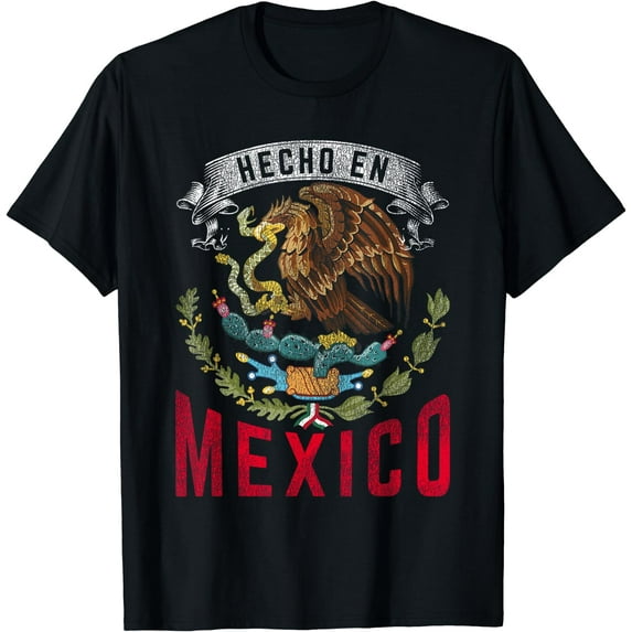 Hecho En Mexico T-Shirt Black X-Large