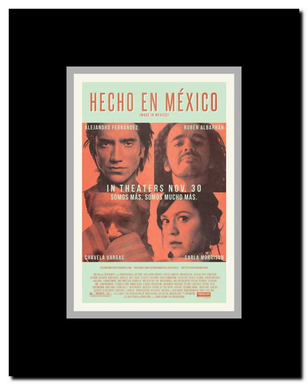 Hecho en Mexico Framed Movie Poster