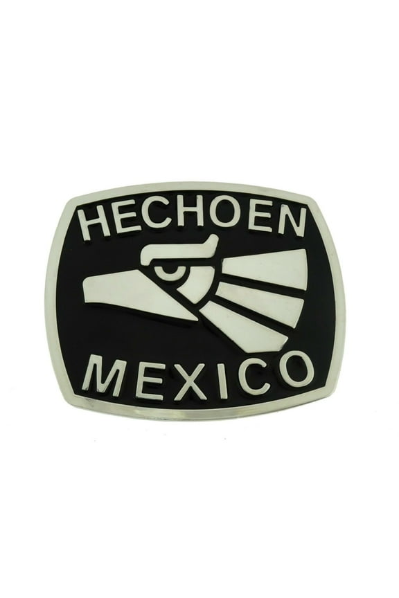 Hecho en Mexico Made in Mexico Original Logo Belt Buckle Mexican Pride Country National Heritage Metal Costume Fashion New