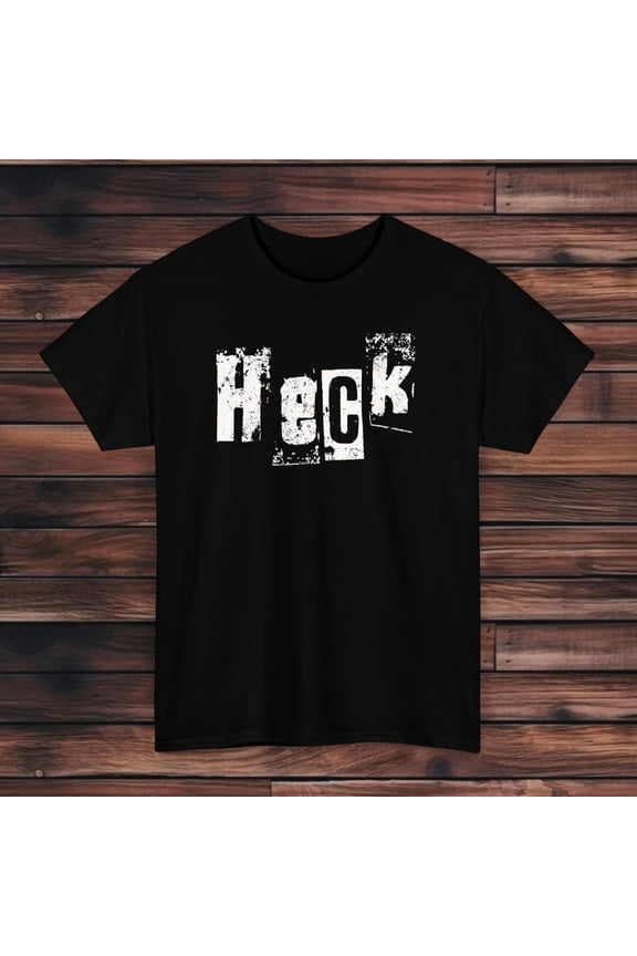 Heck T-Shirt | Pastel Goth Apparel | Strega Fashion | Goth Clothing | Dark Humor Fashion | Gothic Statement | Gothic T-Shirt | Emo Fashion