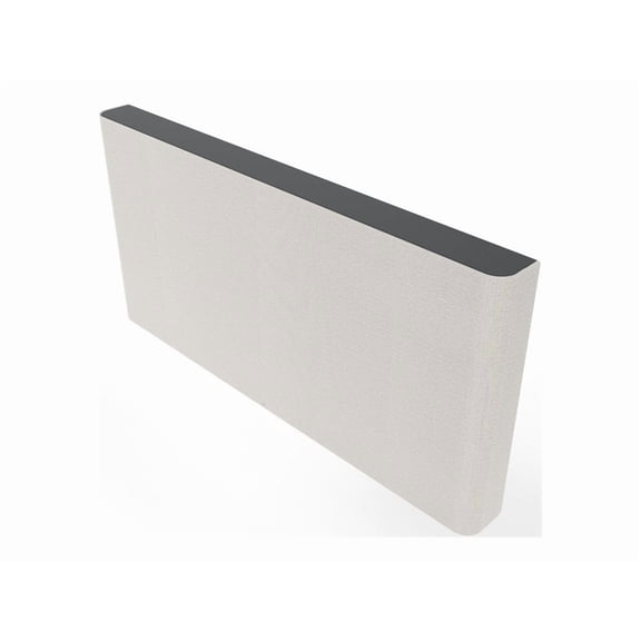 Heckler Design H735-BG-OW Heckler Av Credenza 4u Accs Black Grey Body With Off White Fabr