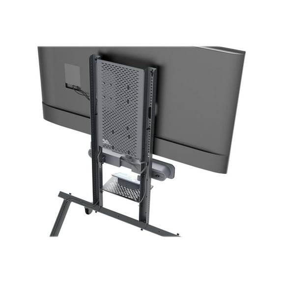 Heckler Design Mounting Panel for Power Strip, PTZ Camera, Display Screen, Black Gray