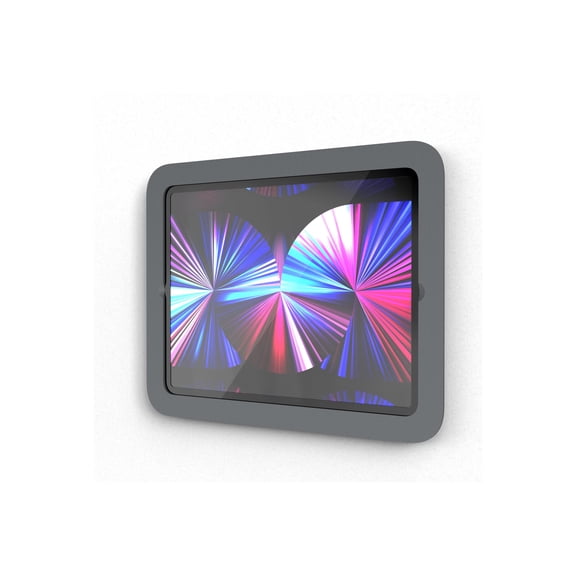 Heckler Design Wall Mount for iPad, Network Adapter, Gang Box - Black Gray - Powder Coated Steel