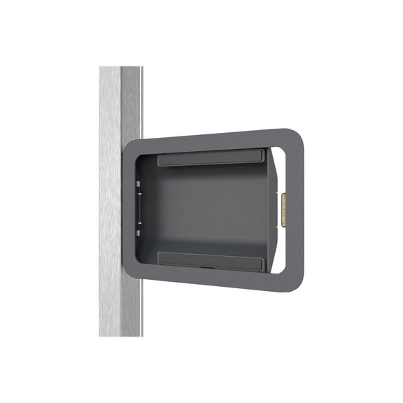 Heckler Design H659 Mounting Enclosure for iPad mini (6th Generation), Power Adapter, Network Adapter - Black Gray - Powder Coated Steel, Aluminum