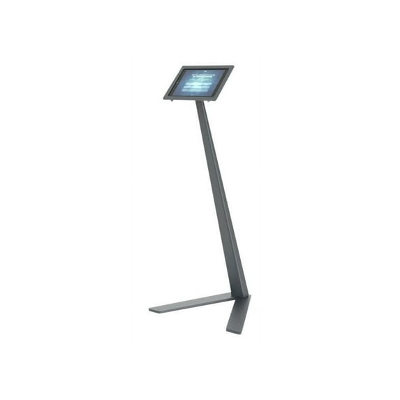 Heckler Kiosk - Stand - for tablet - steel - black gray - floor-standing - for Apple 10.2-inch iPad (7th generation, 8th generation, 9th generation)