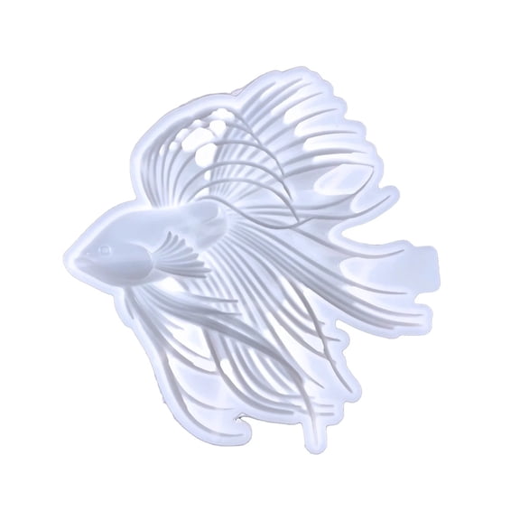 Hecnuo,3D Fish Silicone Mold For Epoxy Resin,Fish Figurine Casting Mold DIY,For Making Fish Figurine With Silicone Casting