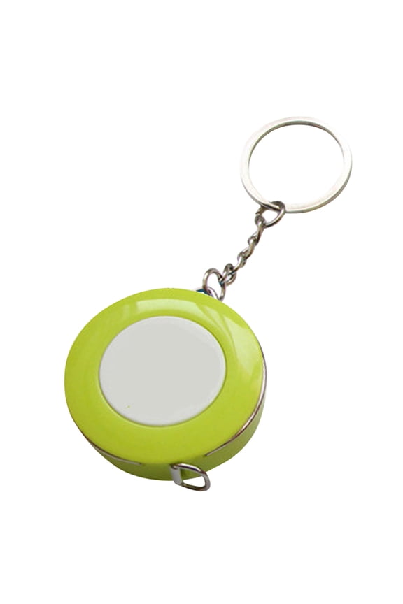 ,Auto Retractable Keychain Tape Measure,Portable Double Ruler for Body Waist Hips,for Measuring Body Waist with Keychain Tape
