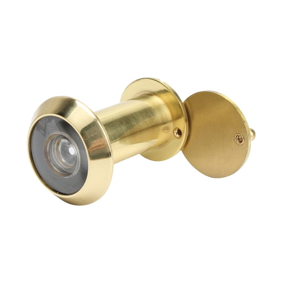 Hecnuo,Brass Peephole 220 Viewing Angle For Thick Doors,Front Door Spyhole Solid Brass Wide Angle 220 Degree,For Viewing Visitors Through Door Peephole