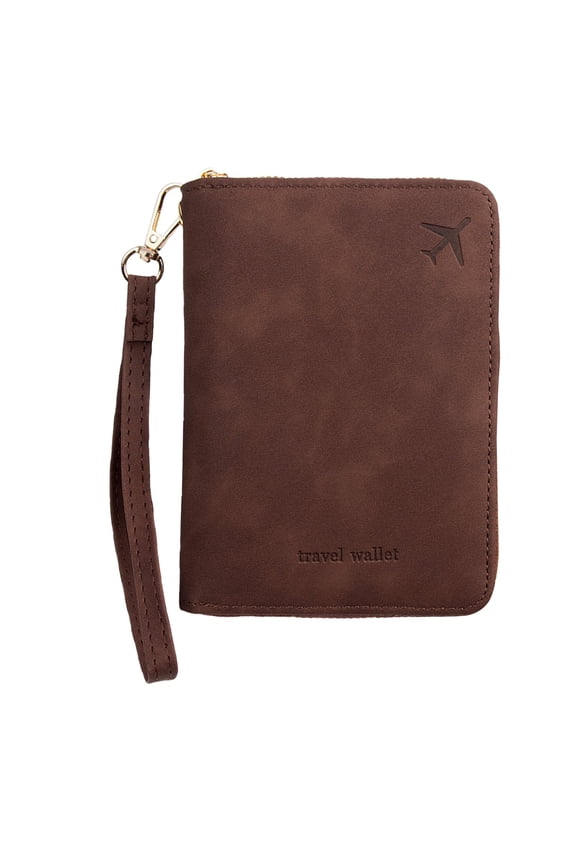 ,New Anti Passport Document Holder,Zipper Travel Passport Organizer Bag,For Organizing Travel Documents With Anti Loss Clip