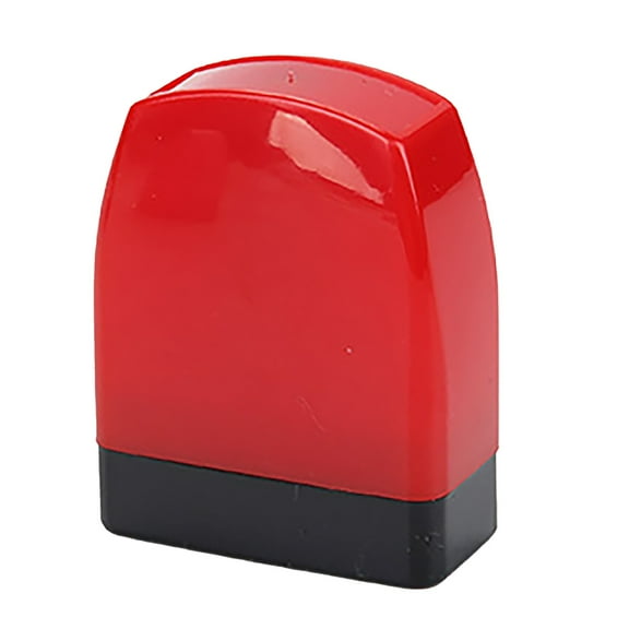 Hecnuo,Red Pre Inked Message Stamp,Refillable Business Notice Stamp,for Stamping Business Notice with Red Ink