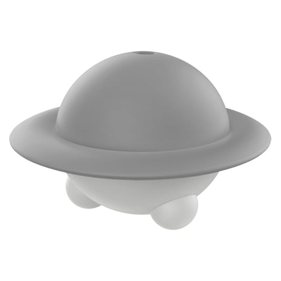 UFO Ice Ball Maker with Lids,Silicone Round Ice Tray with Funnel,for Making Large Round Sphere Ice Balls for Whiskey or Cocktails Using A Silicone UFO Ice Maker with Lid and Funnel,Hecnuo